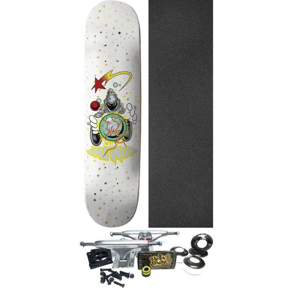 Thank You Skateboards Daewon Song The Wiz Gold Foil Skateboard Deck Twin Tail - 8.4" x 32" - Complete Skateboard Bundle